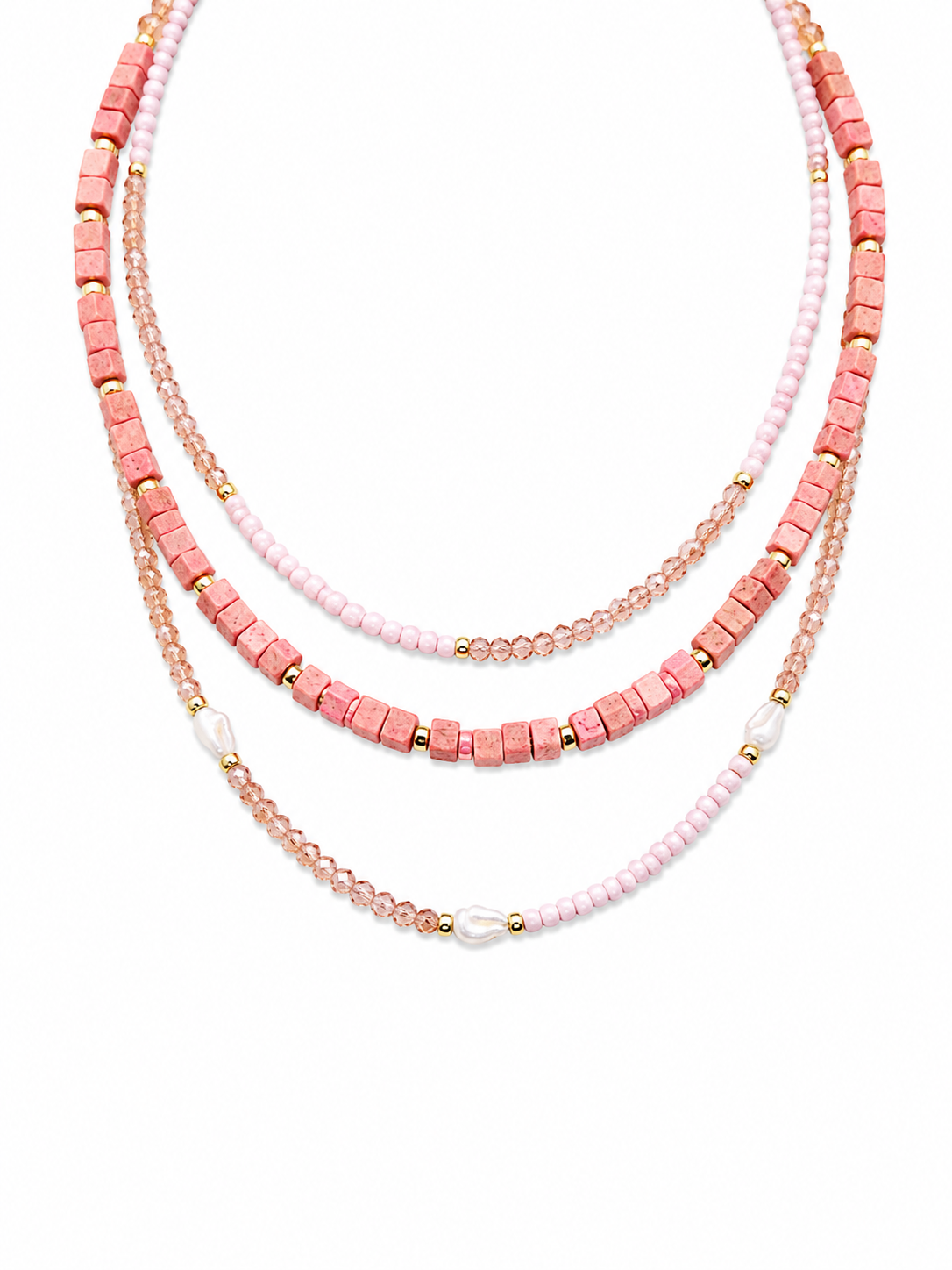 Coastline Pembe Kolye