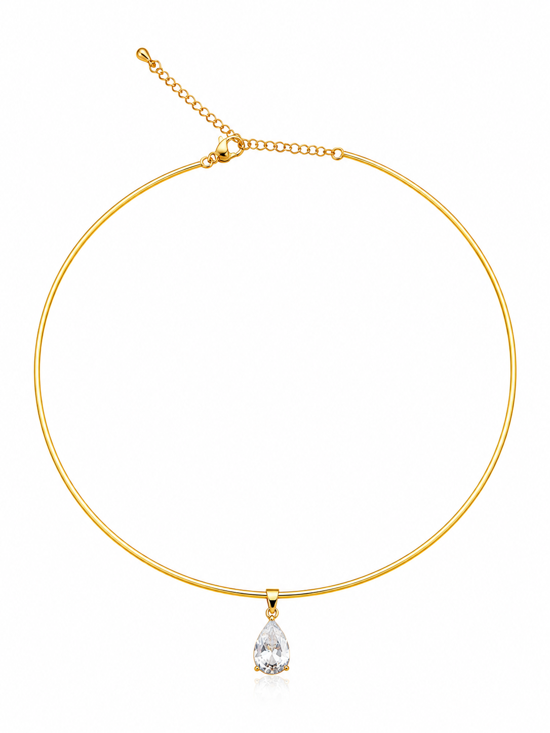 Damla Taşlı Choker Kolye