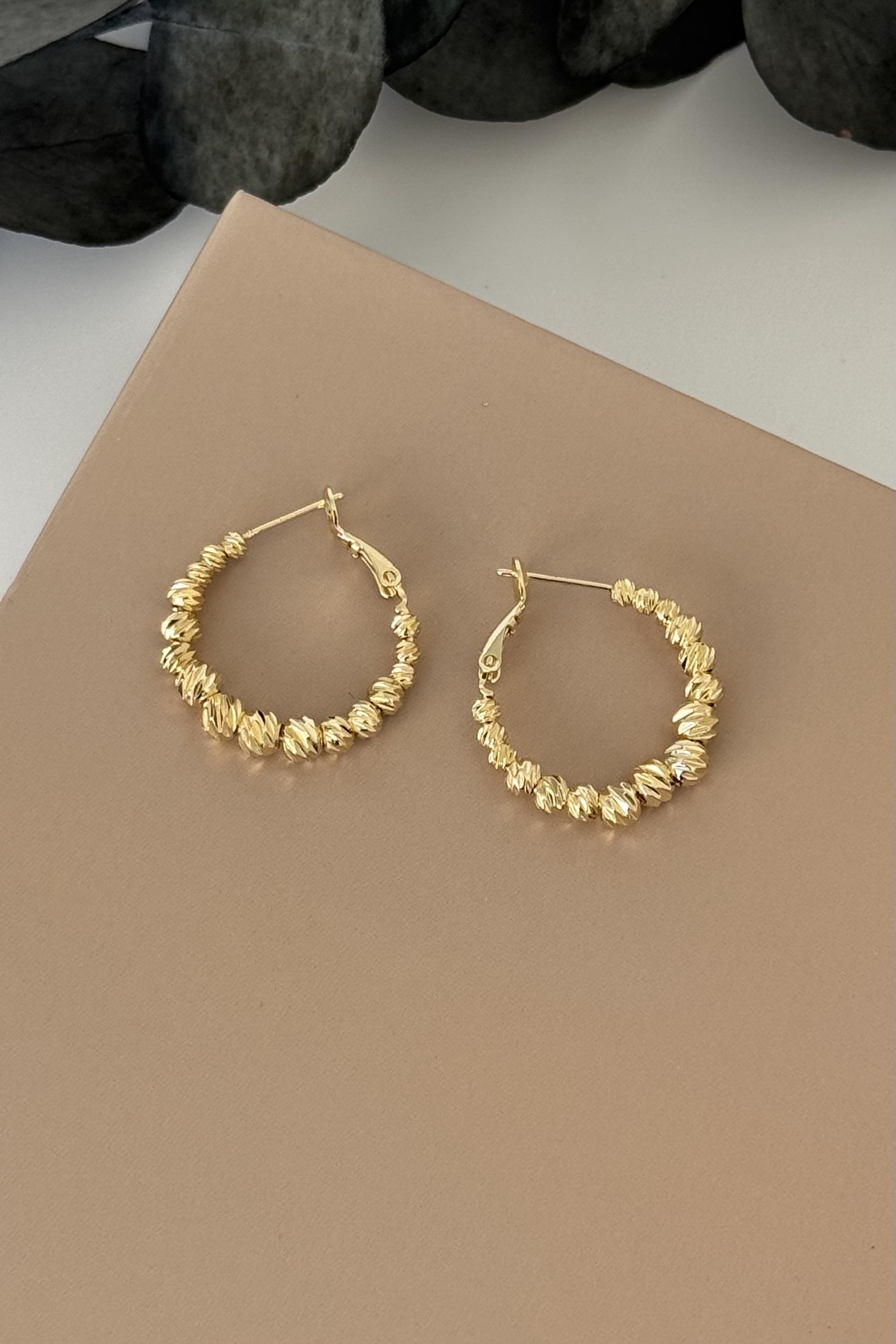 Dorika Gold Mini Halka Küpe