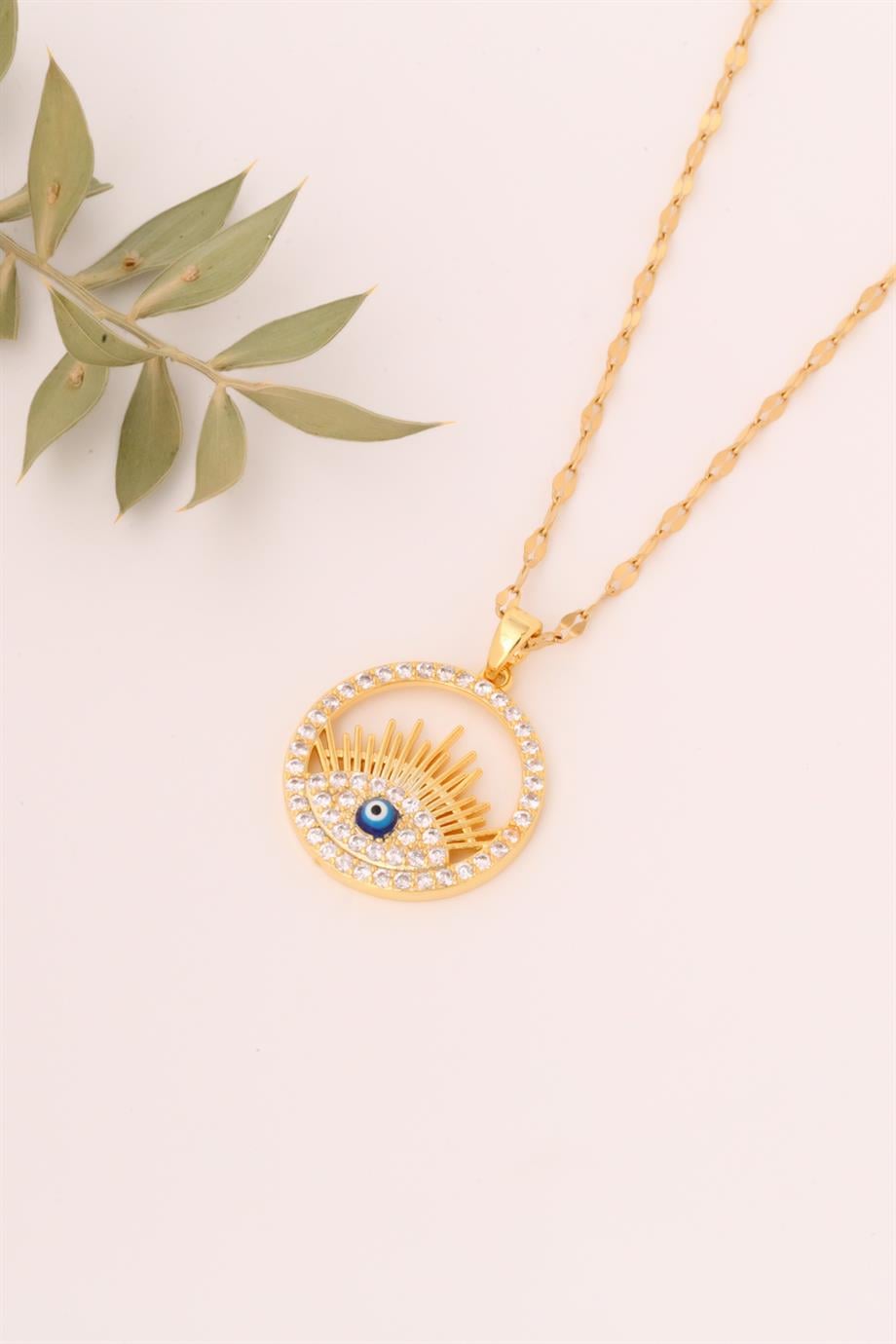 Eye Zircon Kolye