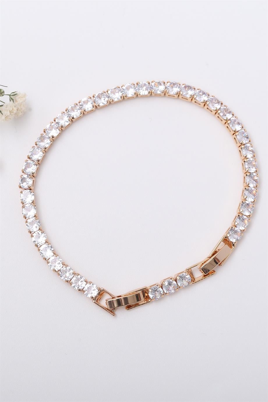 Gold Su Yolu Bileklik | 4 mm