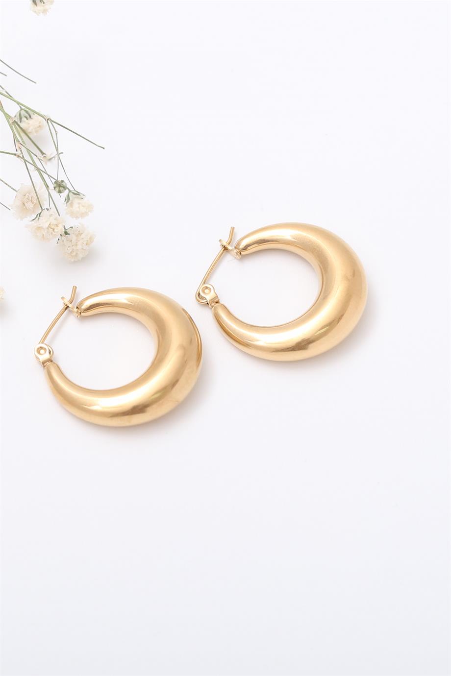 Bony Gold Küpe