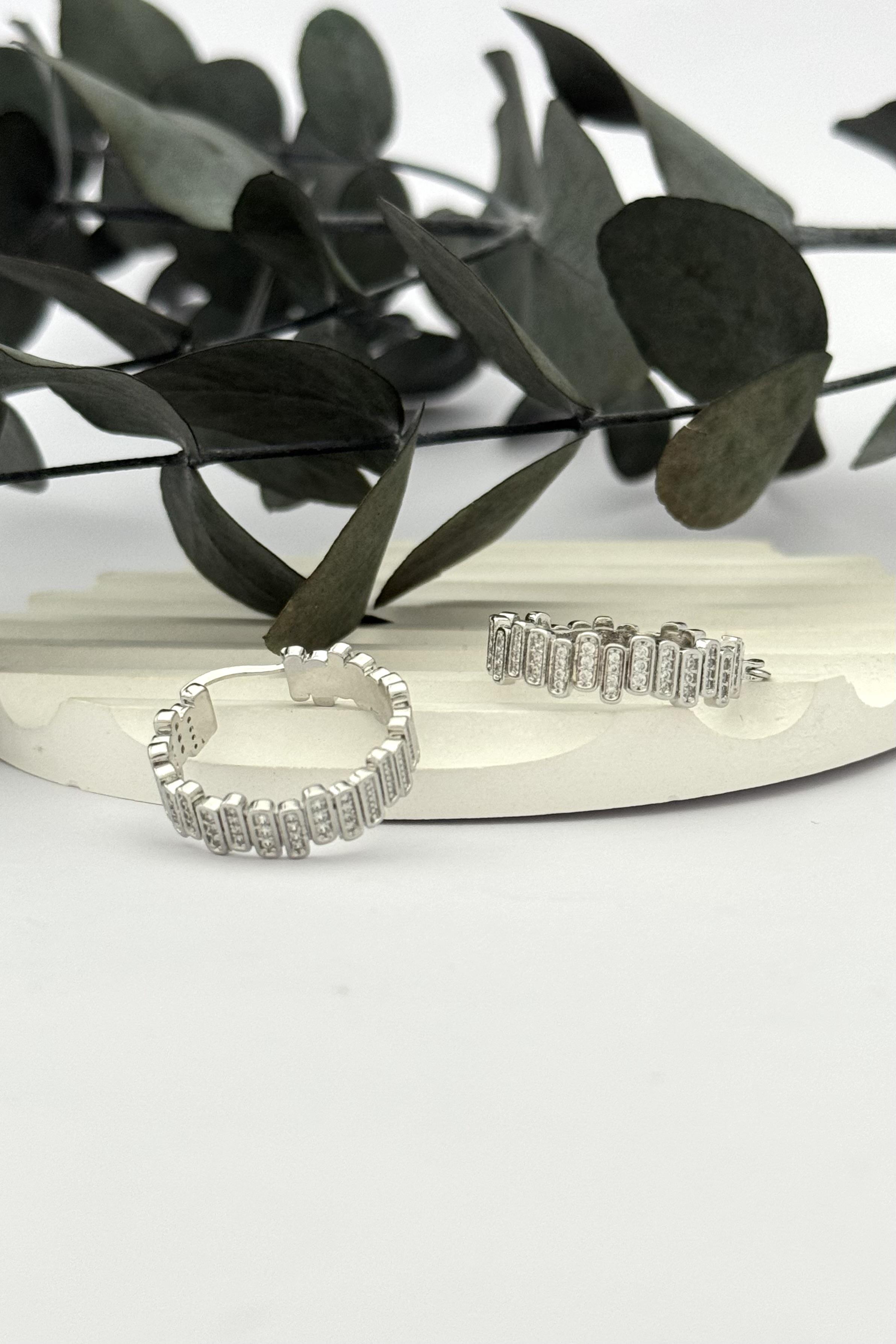 Halka Silver Küpe