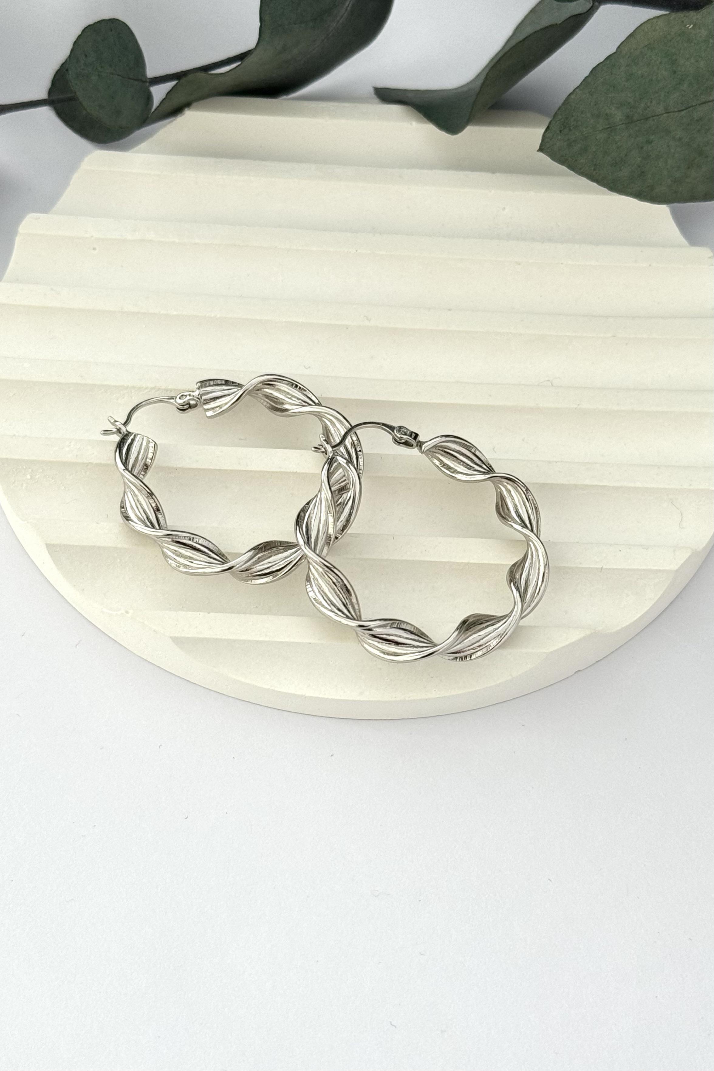 Halka Silver Vip Küpe