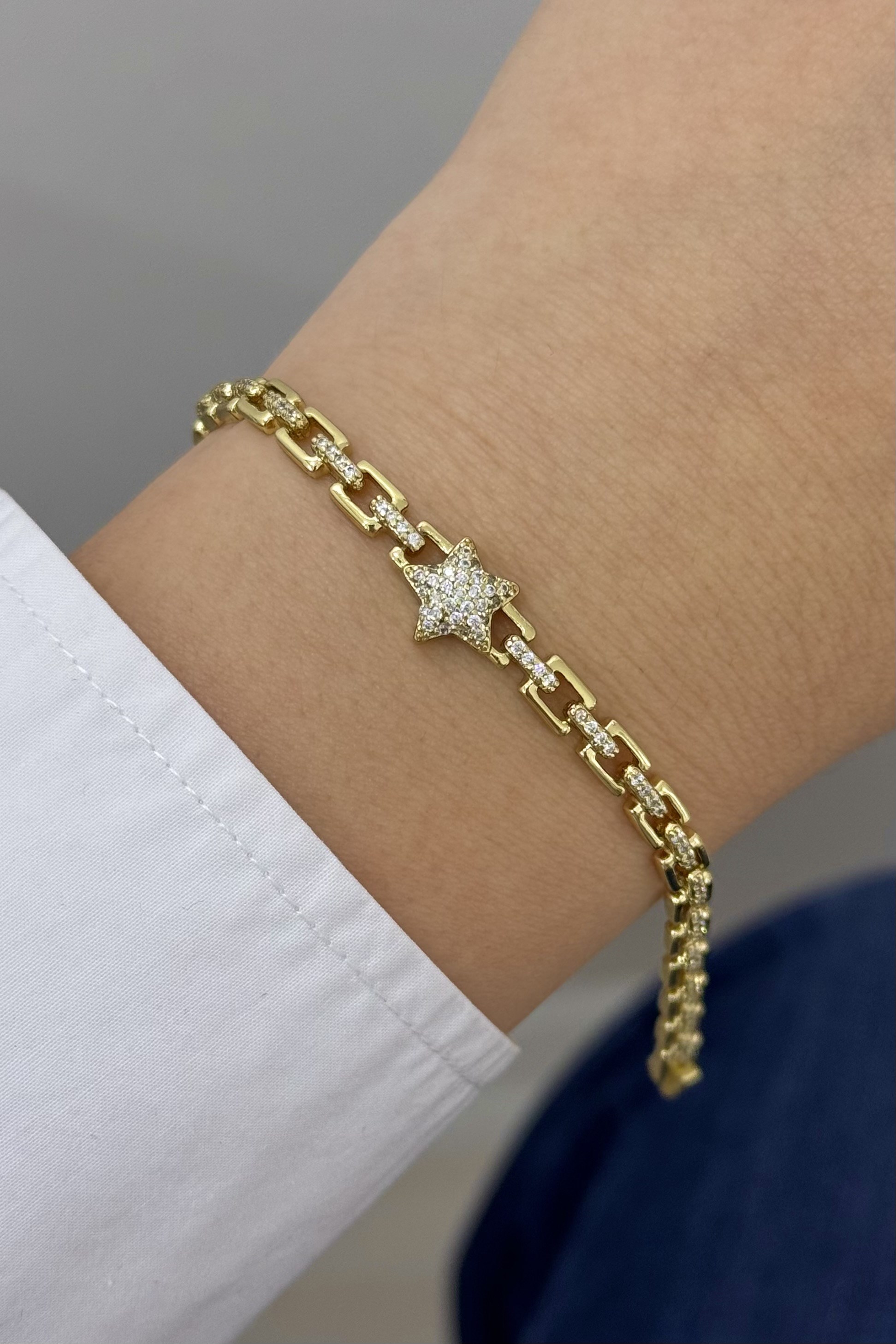 Hazel Vip Seri Gold Bileklik