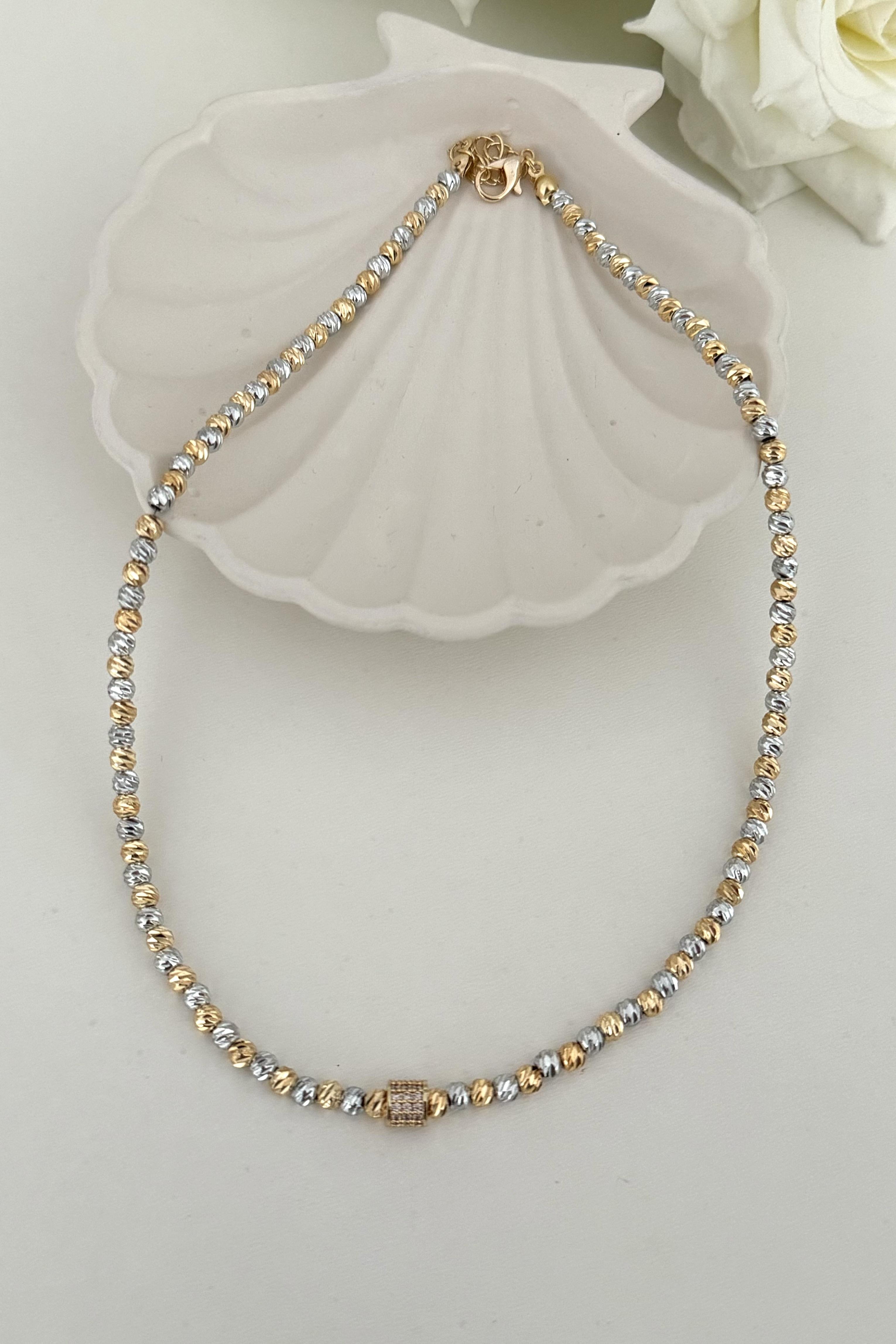 Luna Gold & Silver Kolye