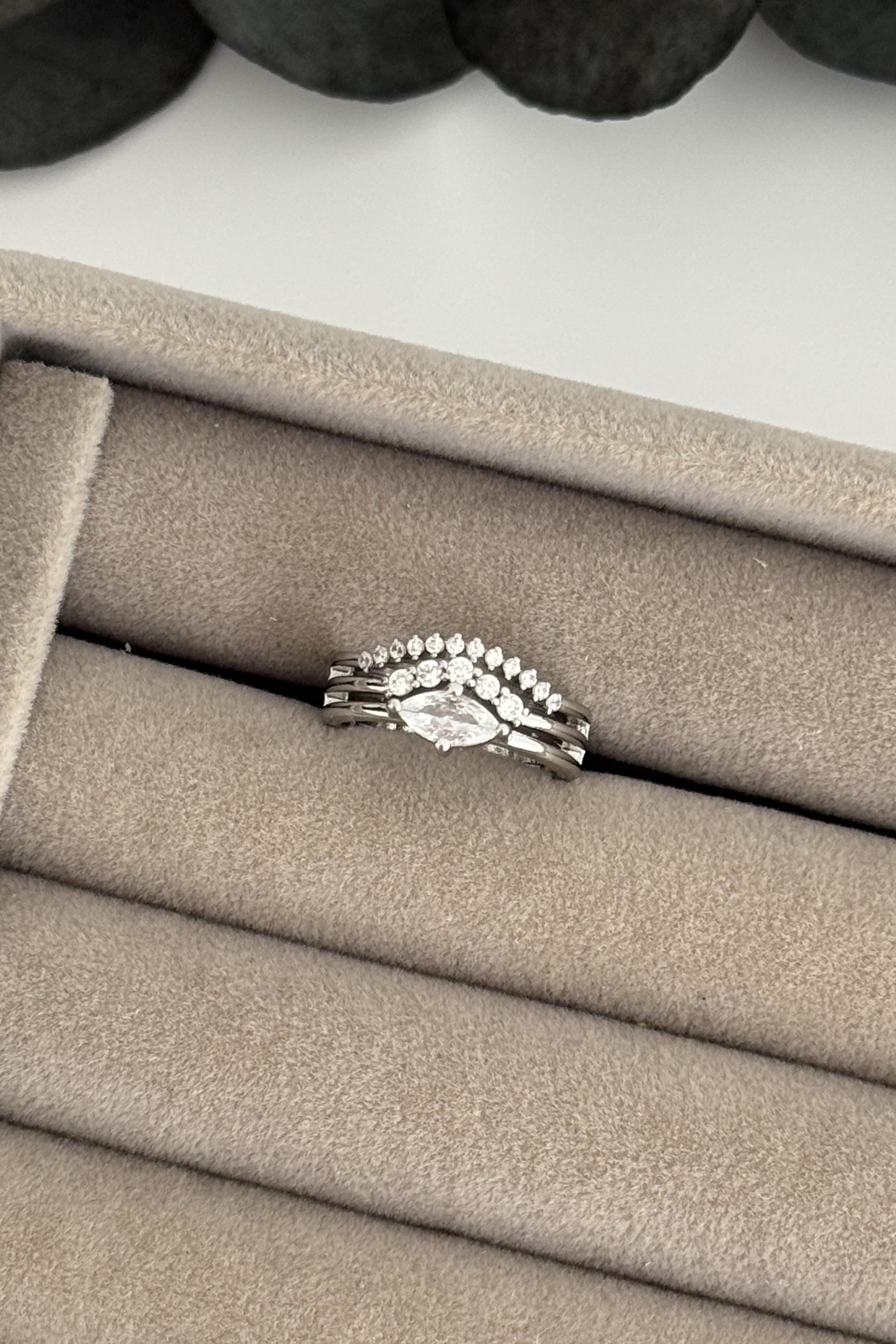 Marquise Silver Yüzük