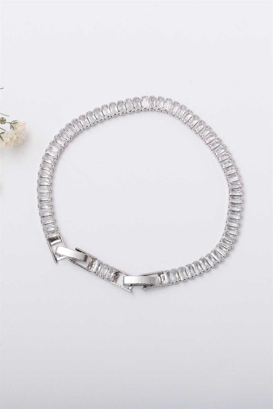 Mini Baget Silver Su Yolu Bileklik