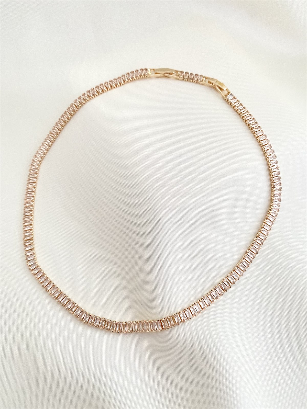 Baget Su Yolu Kolye Medium Gold
