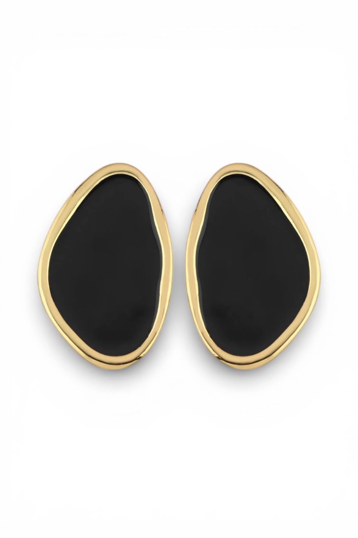 Obsidian Siyah Küpe