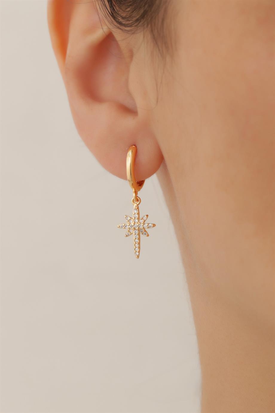 Pole Star Gold Küpe