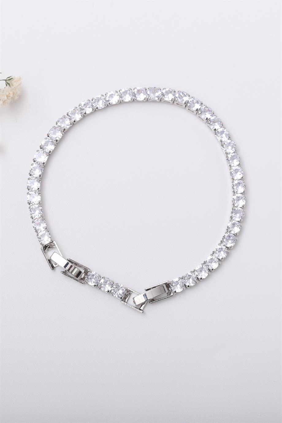 Silver Su Yolu Bileklik | 4 mm