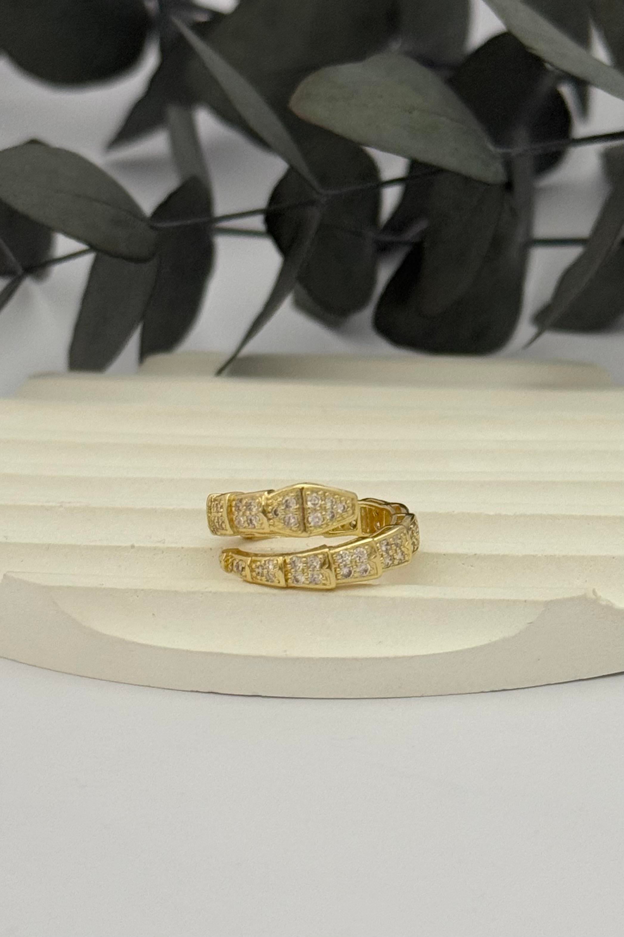Snake Gold Yüzük