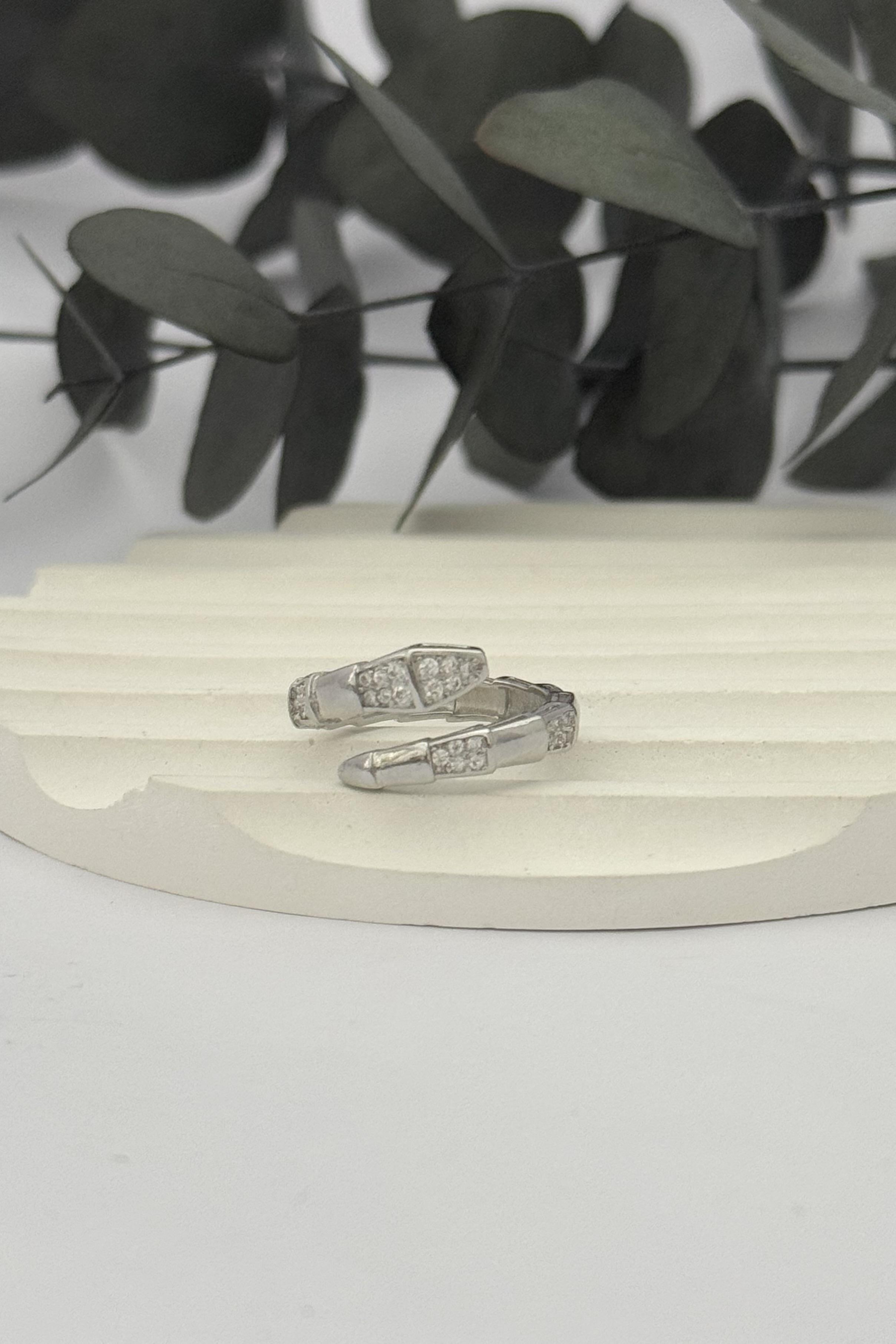 Snake Stone Silver Yüzük