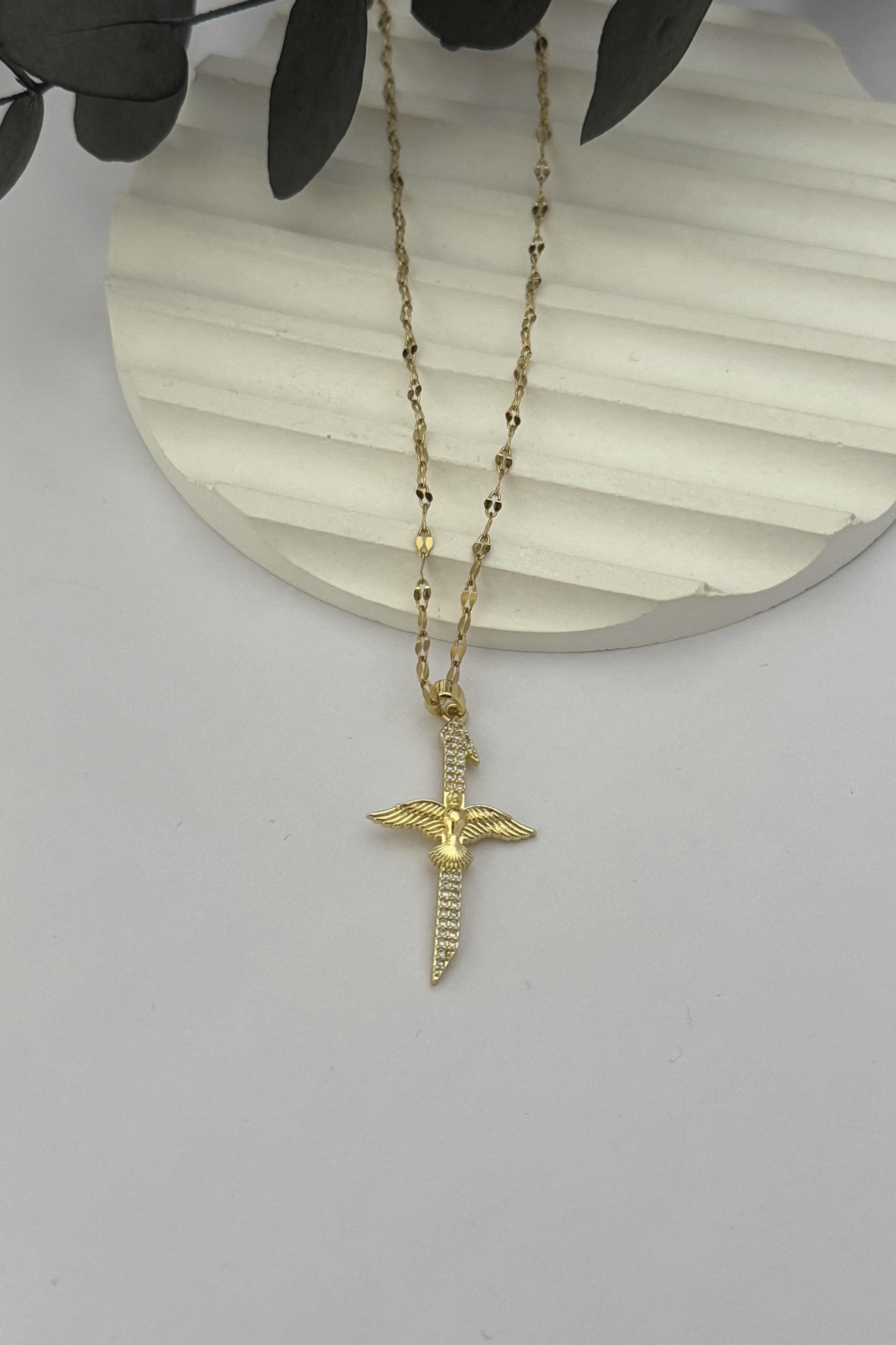 Sword Gold Kolye