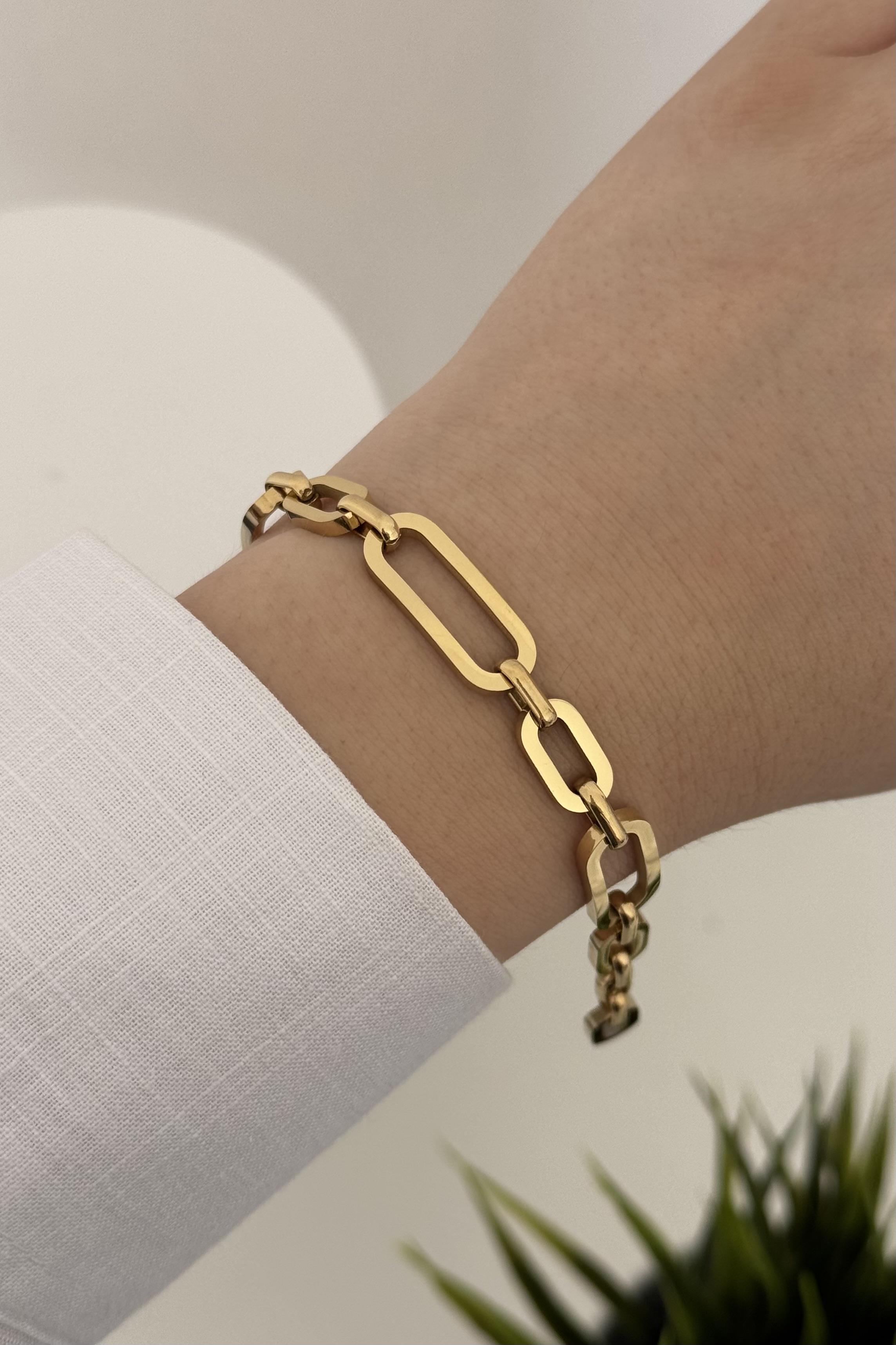 Zincir Çelik Bileklik