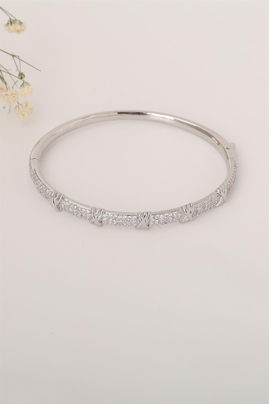 TF Silver Kelepçe Bileklik
