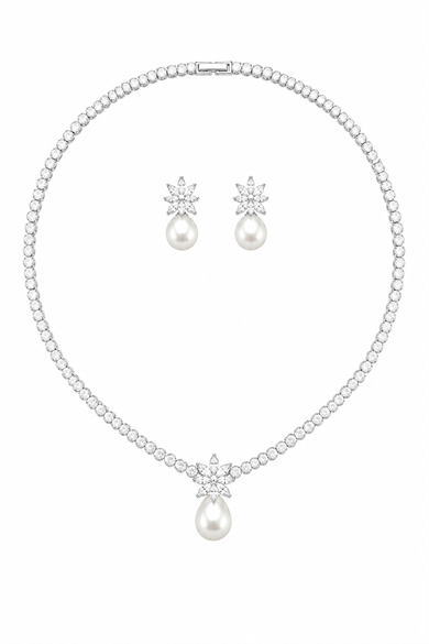  Pearl Grace Kolye-Küpe Set
