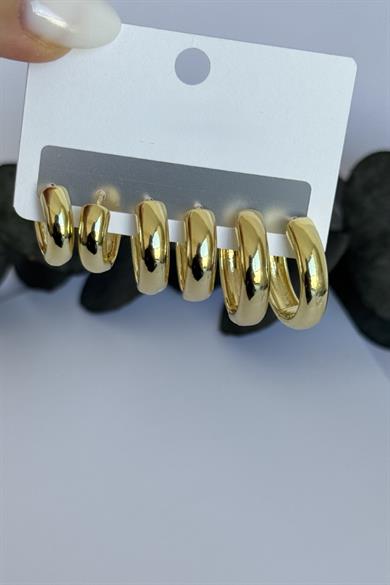 Altılı Halka Küpe