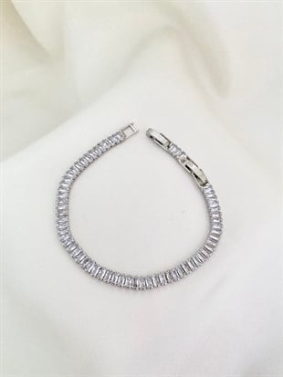 Mini Baget Silver Su Yolu Bileklik