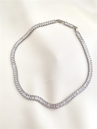 Baget Su Yolu Kolye Silver | 5 mm