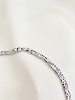 Baget Su Yolu Kolye Silver | 5 mm