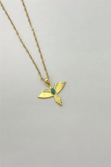 Blue Fly Kolye