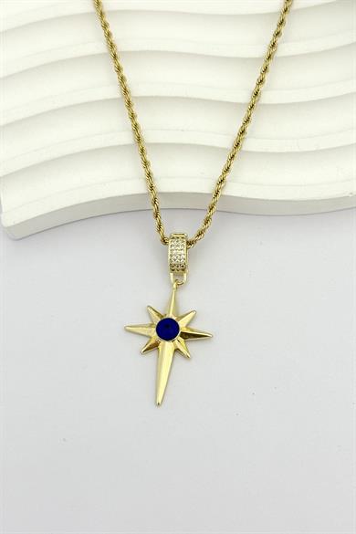 Blue Pole Star Kolye