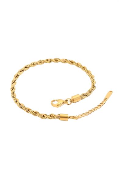Burgu Çelik Bileklik Gold