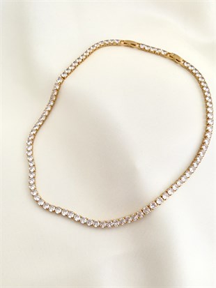 4 MM | Su Yolu Kolye Gold