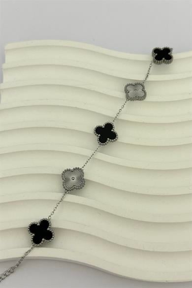 Cleef Black&Silver Bileklik
