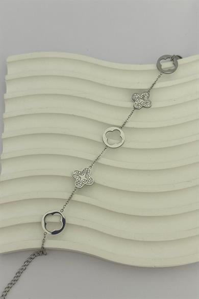 Cleef Silver Taşlı Bileklik