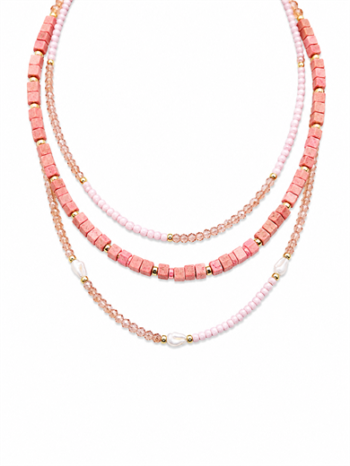 Coastline Pembe Kolye