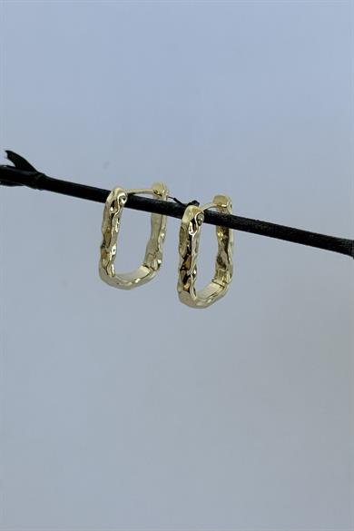 Dikdörtgen Motifli Küpe