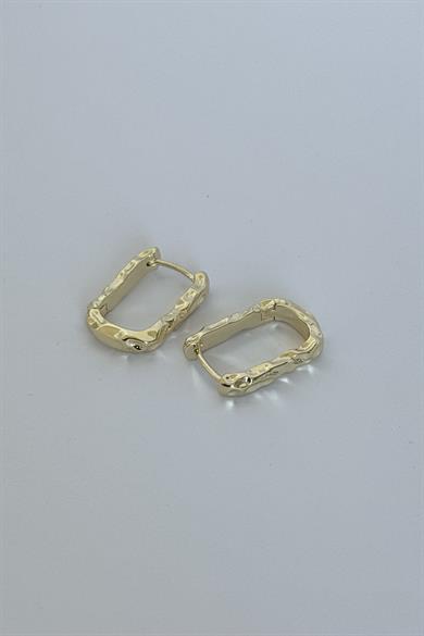 Dikdörtgen Motifli Küpe