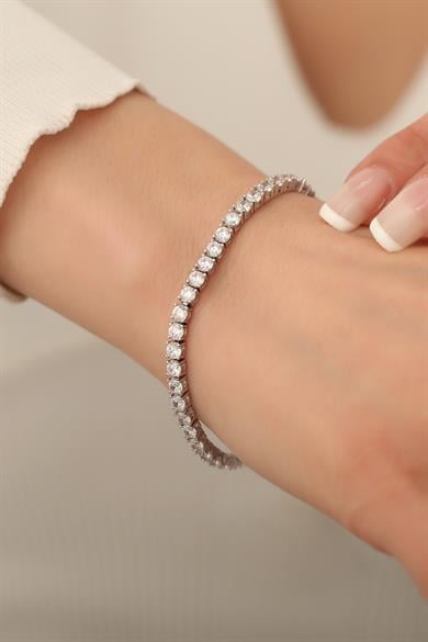 Döküm Su Yolu Bileklik | 4mm