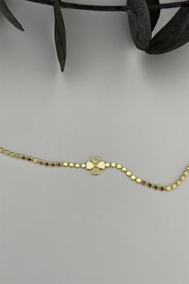 Glamour Clover Gold Bileklik