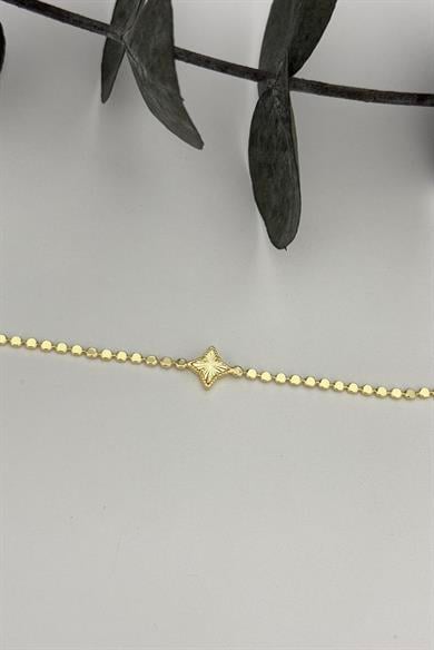 Glamour Clover Gold Bileklik