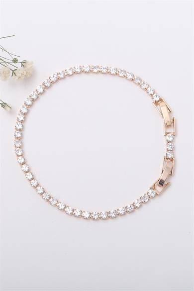 Gold Su Yolu Bileklik | 3 mm