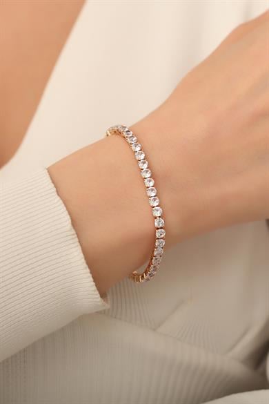 Gold Su Yolu Bileklik | 4 mm