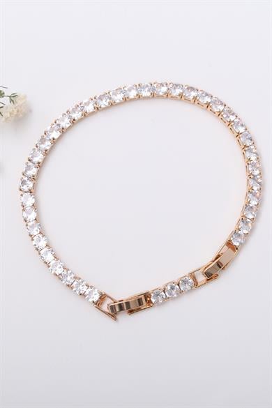 Gold Su Yolu Bileklik | 4 mm