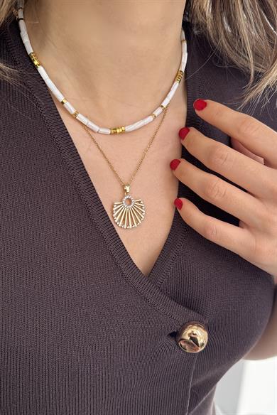 Golden Shell Necklace