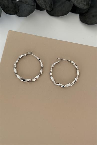 Halka Silver Vip Küpe