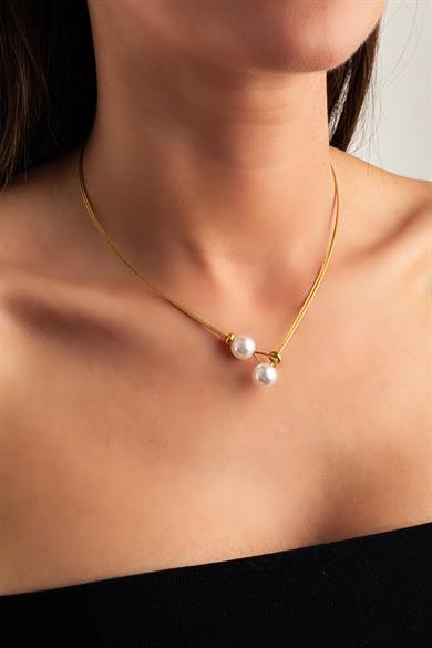 İnci Choker Kolye