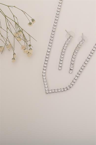 Kolye-Küpe Su Yolu Set