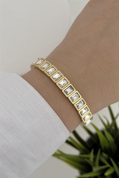 Lastikli Taşlı Bileklik