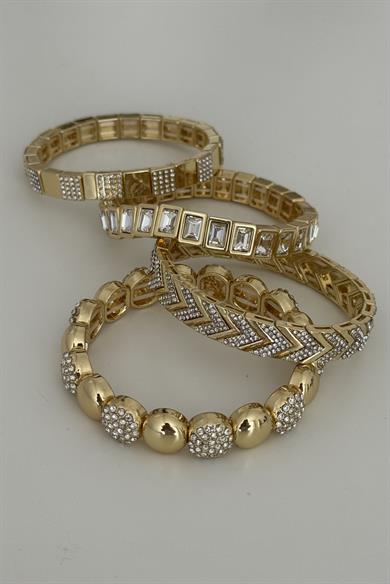 Lastikli Taşlı Bileklik