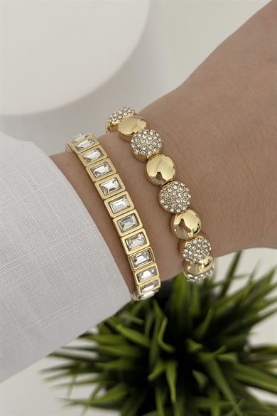 Lastikli Taşlı Bileklik