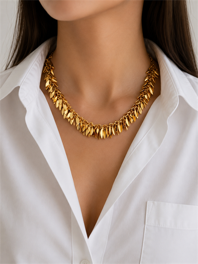 Laurel Gold Kolye