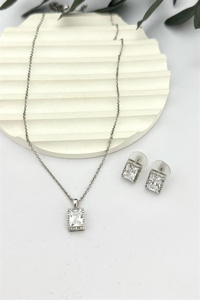 Lilesol Kolye - Küpe Set